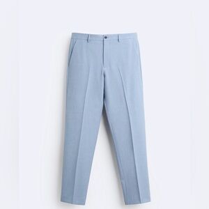 ZARA Light Blue Dress Pants Tailored Fit Men’s Size 46 (US 36)